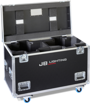 Flight case for 2 pcs. P18/M18