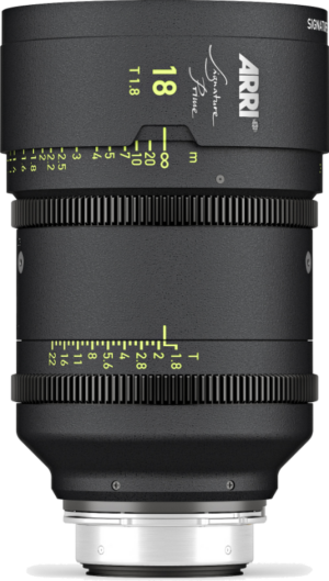 Arri Signature Prime 18/T1.8 M scale