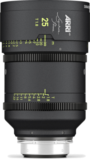 Arri Signature Prime 25mm T1,8 M scale