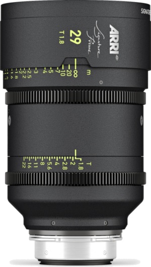 Arri Signature Prime 29/T1.8 M scale