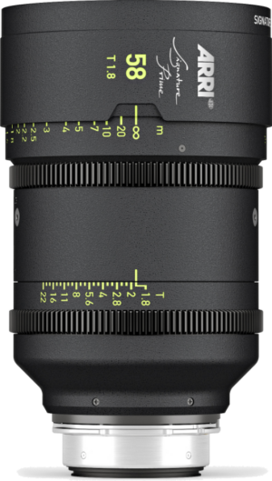 Arri Signature Prime 58/T1.8 M scale