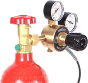 PeaSoup thread low bar CO2 regulator