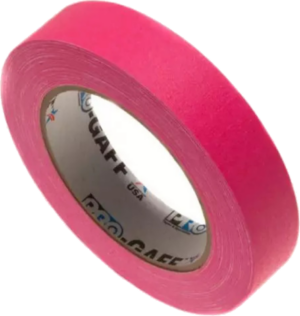 Glow tape gaffa 24mm x 22,8m Pink