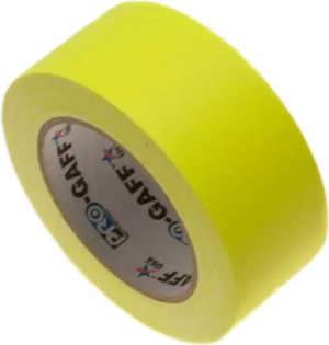 Glow tape gaffa 48mmx25m Yellow