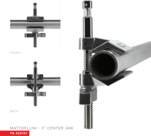 Matthews Matthellini clamp 3" Center jaw