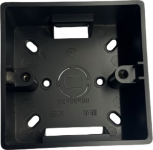 Underlag, 86x86mm sort, for PWM potmeter