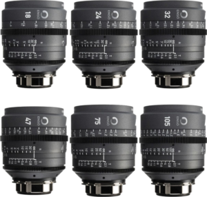 Arri ENSO  Prime Core set 6 lenses (M)