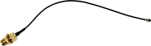 Cable, Coax U.FL(L10-iPEX) to RP-SMA Jack 4” OD 1.37mm 100mm