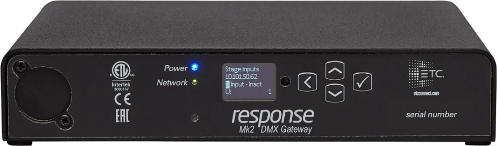 Response Mk2 Four-port DMX/RDM Input Gateway