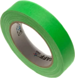 Glow tape gaffa GREEN, 24mm x 22,8m